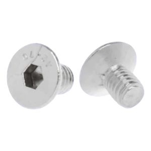 Tornillo de cabeza avellanada M6x10 DIN 7991 – acero inoxidable A2 (AISI 304), hueco hexagonal