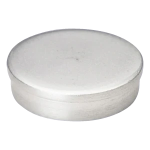 Tapón de aluminio Kozza para perfiles de barandillas completamente acristaladas KE 105 / KE 115 – anodizado mate