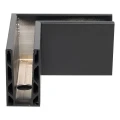 Kozza KE 100 – perfil U esquinero interior 90° para barandillas de cristal continuo, gris oscuro 000-855 (3)
