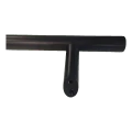 PSG tirador de puerta unilateral redondo negro 32×1200 mm AISI 304 – montaje 45° 000-721 (3)
