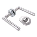 PSG Palermo – Tirador de puerta recto de acero inoxidable con escudo redondo 000-635 (2)