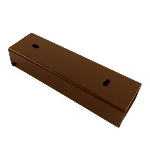 Perfil C conector soporte para zócalo 200x55 marrón