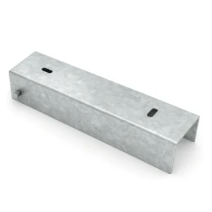 Perfil en C conector para soporte de zócalo 200x50 galvanizado