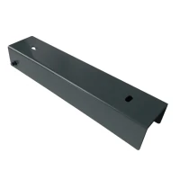 Perfil C conector soporte para zócalo 250x50 antracita grafito
