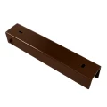 Perfil en C - Conector para zócalo 300x55 marrón GPV-700-50 (1)