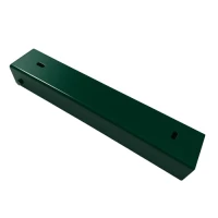 Perfil angular conector soporte para zócalo 300x55 verde