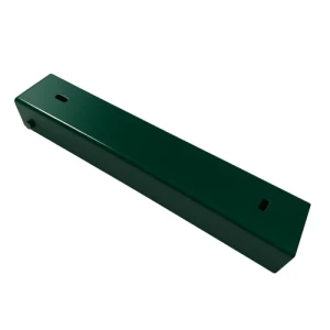 Perfil angular conector soporte para zócalo 300x55 verde