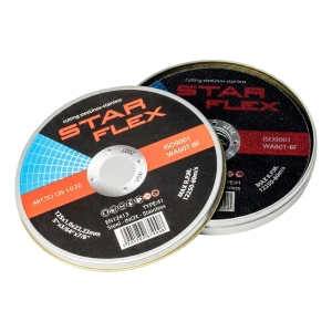 Starflex – juego de discos de corte para acero e inox 125×1,0 mm (10 uds.)