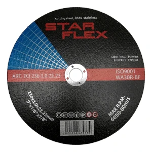 Starflex disco de corte para acero y INOX 230 × 3,0 mm tipo 41