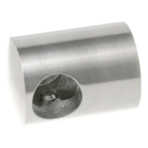 PSG soporte terminal derecho para varilla Ø 12 mm – montaje en superficie, acero inoxidable AISI 304