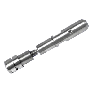 PSG soporte terminal para cable Ø 6 mm – sistema de cable para barandilla, tubo 42,4 mm, AISI 304 satinado