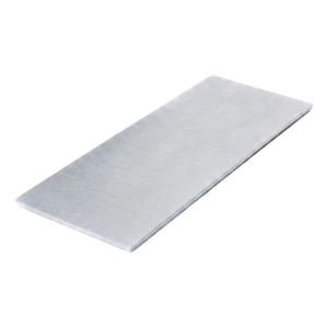 Kozza – tapa lateral plana para perfil U de barandilla de vidrio completo 124×50 mm satinado