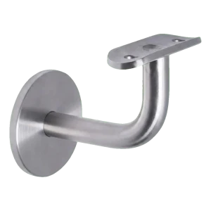 PSG soporte de pared para pasamanos ø42,4 mm – acero inoxidable AISI 304, rosetón ø60 mm