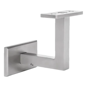 Soporte de pared para pasamanos cuadrado 70x40 mm – acero inoxidable AISI 304 satinado