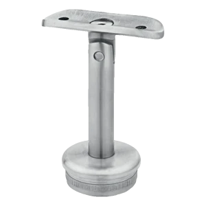 Soporte articulado para pasamanos empotrable 42,4 mm – acero inoxidable AISI 304 satinado