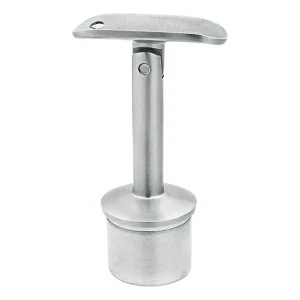 Soporte articulado para pasamanos encolado 42,4 mm – acero inoxidable AISI 304 pulido