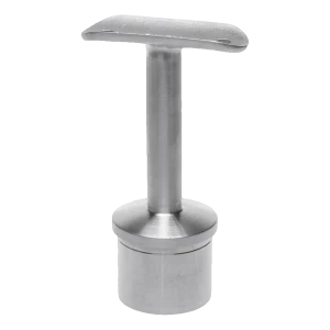 PSG soporte de pasamanos pegado 42,4 mm acero inoxidable AISI 304 satinado H80