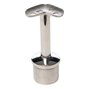 PSG soporte de barandilla esquinero 42,4 mm encolado – acero inoxidable AISI 304 pulido