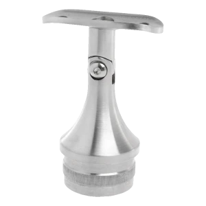 PSG soporte pasamanos barandilla articulado para embutir 42,4 mm AISI 304 satinado