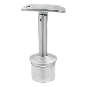 Soporte de pasamanos para barandilla articulado encolado 48,3 mm – acero inoxidable AISI 304 satinado