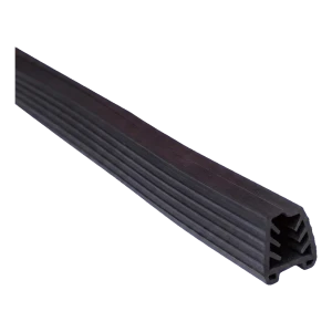 PSG junta de goma para abrazadera superpuesta en vidrio 8–11 mm, 24×24 mm / 5 m