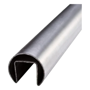 PSG Pasamanos sobre cristal Ø 42,4 mm satinado – tubo AISI 304, longitud 5000 mm