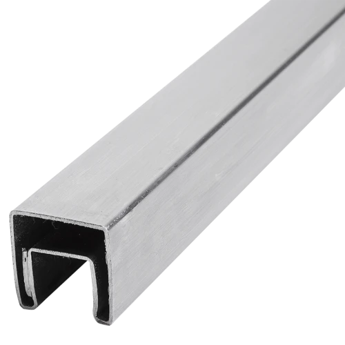 PSG Pasamanos superpuesto sobre cristal 40x40 mm AISI 304 satinado – 2500 mm 001-082 (1)
