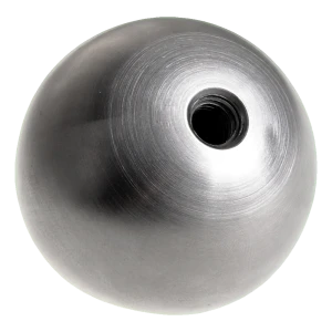 Bola de balaustrada roscada maciza ø 20 mm, rosca M6, acero inoxidable satinado