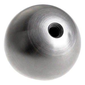 Bola roscada maciza ø 25 mm para barandilla – acero inoxidable AISI 304 satinado, rosca M8