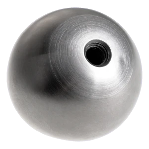 Bola roscada maciza para barandilla fi 30 mm rosca M6 acero inoxidable satinado