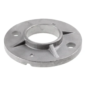 Base de poste de barandilla para soldadura reforzada ø 100 mm – acero inoxidable AISI 304