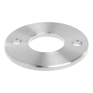 Base de pilar de barandilla para soldar Ø80 mm – acero inoxidable AISI 304 satinado