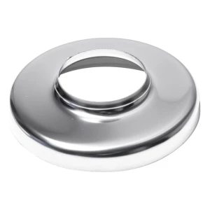 Roseta de enmascarado con brida para tubo Ø 40 mm – acero inoxidable AISI 304 brillo