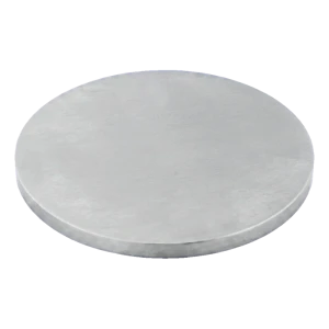 Tapón plano de acero para tubo de barandilla Ø42,4 mm espesor 4 mm