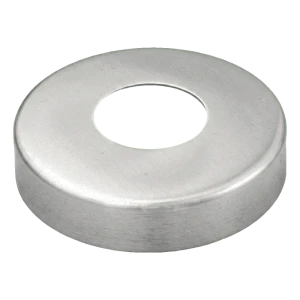Embellecedor circular para tubo Ø 48,3 mm – acero inoxidable AISI 304, satinado
