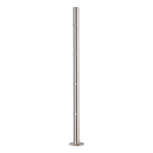 PINOX – poste de barandilla esquinero fi 42,4 mm sin armadura AISI 304 satinado