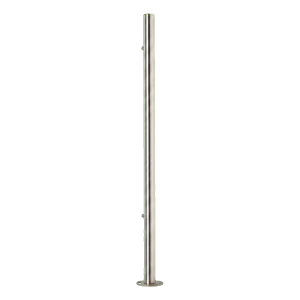 PINOX – poste de barandilla final ø 42,4 mm acero inoxidable AISI 304 satinado