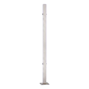 PINOX poste de barandilla intermedio 40x40 mm h981 mm acero inoxidable satinado