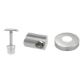 PSG poste de balaustrada intermedio Ø42,4 mm de acero inoxidable AISI 304 – 4 soportes Ø12, montaje en suelo 001-207 (3)