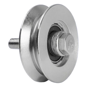 PSG rodillo de portal tipo V fi 88 mm galvanizado – capacidad de carga 250 kg