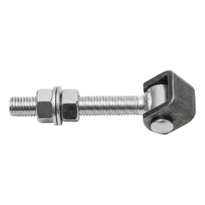 Bisagra regulable larga M16 de acero galvanizado para cancelas y portones