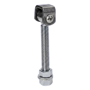 Bisagra regulable larga para puertas batientes M18 acero galvanizado