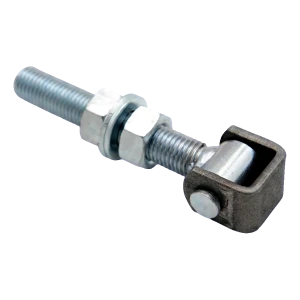 Bisagra de acero regulable M20 para puertas batientes – galvanizada, L150 mm