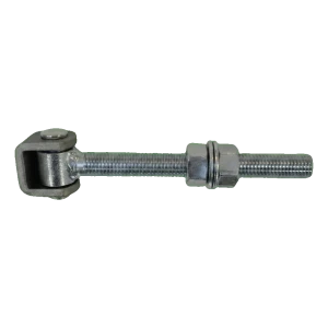 Bisagra de cancela regulable M20 acero L180 mm – para cancelas y puertas batientes