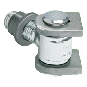 Comunello – bisagra regulable para soldar con rosca M22, galvanizada