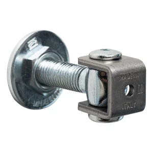 COMUNELLO bisagra regulable de puerta de acero M20 L90 mm