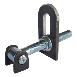 Bisagra de puerta regulable PSG M20 con casquillos de latón – ángulo de apertura 180°