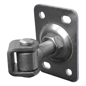 Bisagra regulable para puertas M20 con base 110×75 mm – tipo judía