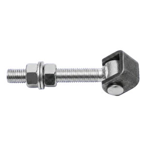 Bisagra ajustable para puerta M20 larga galvanizada – 180 mm