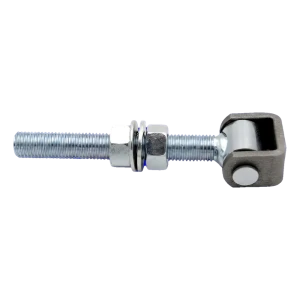 PSG bisagra de puerta de acero regulable M16 con casquillo – galvanizada, 150 mm